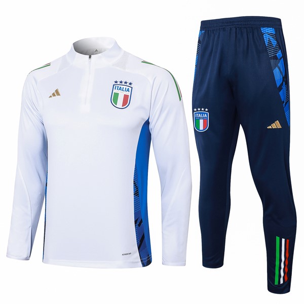 Sudadera De Training Italia 2024/2025 Blanco 3